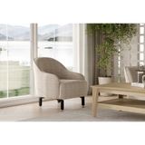 Enza Home Verona Berjer, Keten Dokulu, 73101 Krem