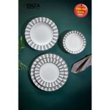 Enza Mabel Porselen 24 Parça 6 Kişilik Yemek Takımı