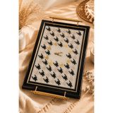 Enza Modern Diana Çay Kahve Kahvaltılık Ve Sunum Tepsisi 48x29 CM