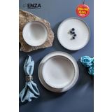 Enza Rüya Porselen 24 Parça 6 Kişilik Yemek Takımı