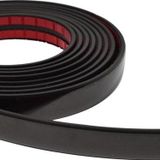 ENZELO 18mm 3d Dekoratif Black Siyah Nikelaj Kalın Şerit Çıta 18mm X 5 Metre
