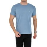 ENZİM JEANS Erkek Basic T- Shirt Açık Mavi 2XL