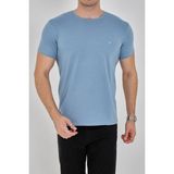 Enzim Jeans Erkek Basic T- Shirt - Açık Mavi