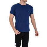 ENZİM JEANS Erkek Basic T- Shirt Mavi 2XL