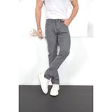 Enzim Jeans Erkek Likralı Denim Dar Paça Günlük Pantolon Esnek Kumaş ile Şık Tasarım - 34 - Gri