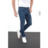 ENZİM JEANS Erkek Likralı Denim Regular Fit Jeans Mavi 34