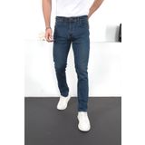 ENZİM JEANS Erkek Likralı Denim Regular Fit Jeans Mavi -40