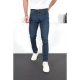 Enzim Jeans Erkek Likralı Denim Regular Fit Mavi Pantolon - 40