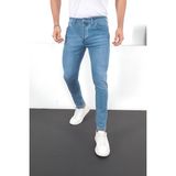 Enzim Jeans Erkek Likralı Denim Skinny Fit Pantolon Açık Mavi Renkli Modern Tasarım - Açik Mavi - 33