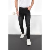 Enzim Jeans Erkek Likralı Denim Slim Fit Jeans - 30 - Siyah