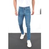 ENZİM JEANS Erkek Likralı Denim Slim Fit Jeans Açık Mavi 30