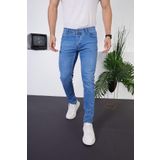 ENZİM JEANS Erkek Likralı Slim Fit Kot/jeans Pantolon Açık Mavi 33