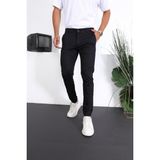 ENZİM JEANS Erkek Slim Fit Chino Pantolon Lennberg Koyu Lacivert 40