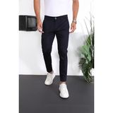 ENZİM JEANS Erkek Slim Fit Chino Pantolon Lennberg Lacivert 38