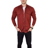 ENZİM JEANS Erkek Slim Fit Kot Gömlek -1