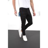 Enzim Jeans Erkek Slim Fit Likralı Denim Pantolon Siyah Renk Modern Tasarım - 31
