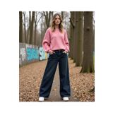 ENZİM JEANS Kadın %100 Pamuk Wide Leg Baggy Jeans