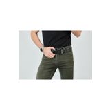 ENZİM JEANS Kot Ve Kanvasa Uygun-Hakiki Deri Erkek Kemer Siyah Saç 120 CM