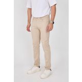 ENZİM JEANS Regular Fit Erkek Pamuklu Esnek Kanvas 5 Cepli Pantolon Bej 36