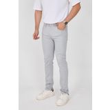 ENZİM JEANS Regular Fit Erkek Pamuklu Esnek Kanvas 5 Cepli Pantolon Gri 36
