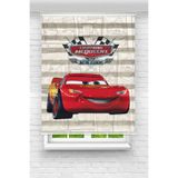 Enzo Home Zebra Stor Perde Araba Desenli | Şimşek Arabalı Çocuk Odası Zebra Perde