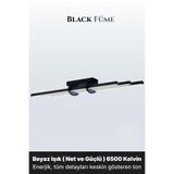ENZO LIGHT Cosmo Füme 6500K LED Tavan Avize – Kumandalı Dim Edilebilir – Aşağı Işık 60 x 60