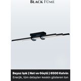 Enzo Light Cosmo Füme LED Tavan Avize – Kumandalı Dim Edilebilir – Aşağı Işık - Beyaz Işık