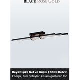 Enzo Light Cosmo Rose Gold LED Tavan Avize – Kumandalı Dim Edilebilir – Aşağı Işık - Beyaz Işık