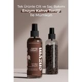 Enzym Cosmetics Enzym Doğal Kahve Toniği Kokulu Saç ve Cilt Bakımı 200 ml Besleyici Durulanmayan Sprey