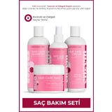 ENZYM COSMETICS Kıvırcık ve Dalgalı saçlar için Saç Bakım Seti (bukle belirginleştirici) (şampuan,maske,sprey,krem)
