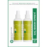 ENZYM COSMETICS Yağlı saç derisi ve yağlı saçlara özel yağlanma karşıtı saç bakım spreyi 200 ml (2 Adet)