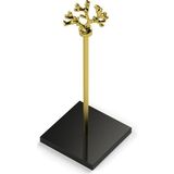 Eocraft Granit Havluluk ve Peçetelik - Siyah - Gold - Kare Saplı