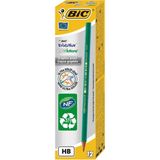 eOfis Bic Evolution 650 HB Kurşun Kalem 12'li Set Ahşap Kullanılmamış Sentetik Reçine Gövde 880311
