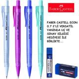 eOfis Faber-Castell Econ Versatil Seti 0.7 mm Kalemler Renkli Ergonomik Tasarım ile Kaliteli Malzeme