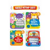 Eolo Sesli Kitap Seti 4’lü 3+ Yaş Eğitici Müzikli Çocuk Kitapları