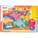 Eolo Yayıncılık Olimpiyatlar 80 Parça Puzzle Eolo 3 - 5 Yaş Aralığı İçin Kolektif Yazarın Eğlenceli Eseri