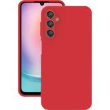 Eonaks A24 Kılıf Kamera Korumalı Silikon Rubber Arka Kapak - Kırmızı - Galaxy A24