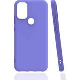 Eonaks General Mobile GM 21 Pro Kamera Korumalı Silikon Rubber Arka Kapak Lila Kılıf