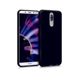 Eonaks Huawei Mate 10 Lite Kılıf Kamera Korumalı Silikon Rubber Arka Kapak - Siyah