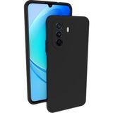 Eonaks Huawei Nova Y70 Kamera Korumalı Silikon Rubber Arka Kapak Siyah Kılıf