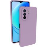 Eonaks Huawei Nova Y70 Kılıf Kamera Korumalı Silikon Rubber Arka Kapak - Lila