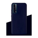 Eonaks Huawei P Smart 2021 Kamera Korumalı Silikon Rubber Arka Kapak Siyah Kılıf