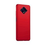 Eonaks Infinix Zero 8 Kamera Korumalı Silikon Rubber Arka Kapak Kırmızı Kılıf