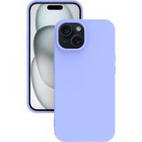 Eonaks iPhone 15 Plus Kılıf Kamera Korumalı Silikon Rubber Arka Kapak - Lila