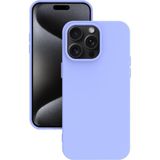 Eonaks iPhone 15 Pro Kılıf Kamera Korumalı Silikon Rubber Arka Kapak - Lila
