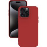 Eonaks iPhone 15 Pro Max Kılıf Kamera Korumalı Silikon Rubber Arka Kapak - Kırmızı