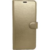 Eonaks Oikitel C21 Pro Cüzdanlı Kapaklı Kartlıklı Standlı Kopçalı Gold Kılıf