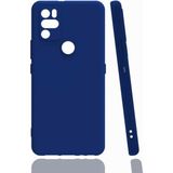Eonaks Omix X500 Kılıf Kamera Korumalı Silikon Rubber Arka Kapak - Lacivert