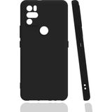 Eonaks Omix X500 Kılıf Kamera Korumalı Silikon Rubber Arka Kapak - Siyah