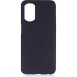 Eonaks Oppo A16 Kamera Korumalı Silikon Rubber Arka Kapak Siyah Kılıf